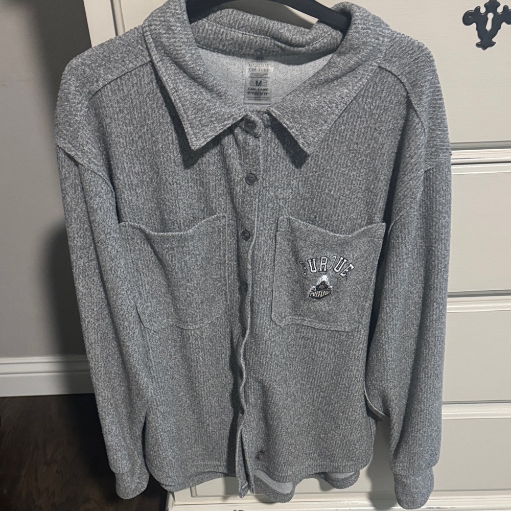 Gray Women's Purdue Top